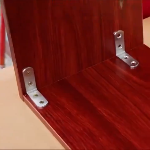 【COD】Stainless Steel 90 Degree Angle Bracket Corner Brackets Joint Bracket Fastener Furniture Door Cabinet Screens Wall with Screws Stainless steel corner code cabinet cabinet triangle fixed laminate bracket 90 ° right Angle L-shaped thickened sheet
