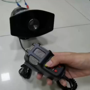 ส่งไวจากกรุงเทพไซเรนเตือนภัยรถยนต์อิเล็กทรอนิกส์ แตร ไมโครโฟน12V100W 120-150dB รถจักรยานยนต์ไซเรนรถไมโครโฟนลําโพง