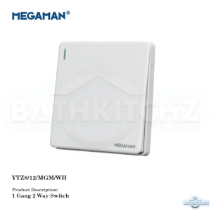 MEGAMAN Z8 White Series Switch Socket and Wall Switch 3D Checkered Bushed Panel Tartan Texture BATHKITCHZ