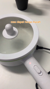 Maimeite Panci Listrik 2L Kompor listrik pintar/Serbaguna/Pelajar Pot Portable Multifungsi Elektrik Cooker electric fry pan