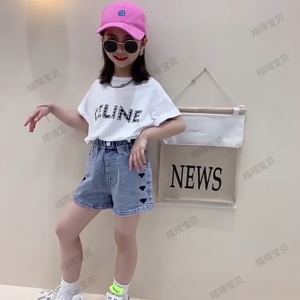 2024 Maong Short for Kids Girl Soft Heart Pants for Kids Girl Baby Girl Shorts for Kids Girl 5-16Y Old Korean Style Soft Denim Short for Kids Girls High Quality Casual Jeans Short For Teens Cute Maong Shorts For Girls