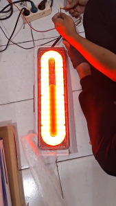 Stoplamp LED Truk Oval Running 12V 24V 1Set