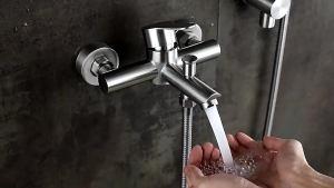 JOTO Stainless Shower Mixer Valve Hot and Cold Shower Set with Faucet 2 Way Bathtub Faucet