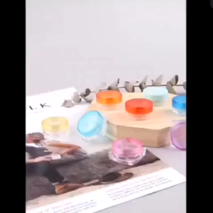 AQILA - Tempat Cream Mini / Wadah Cream Pot Jar Cream Bulat & Petak / Pot Jar Cream / Pot Tempat Cream Kosmetik ACC