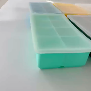 Ready Stock- Silicone Ice Cube Baby Food  Mold Large Square Ice Tray with Lid Dish Washer Safe BPA Free Best for Freezer Cocktails ✅✅✅✅✅✅**** PRINTING CUSTOM LOGO AVAILABLE *****✅✅✅✅✅✅