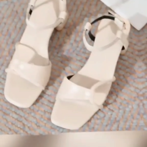 BERLLIANA - High Heels Sandal Hak Tahu Wanita Tali Gesper 5 cm RM 04