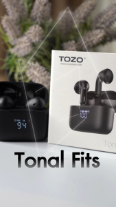 [ประกันศูนย์ไทย]  TOZO Tonal Fits  หูฟังบลูทูธ หูฟังเอียบัด หูฟังไร้สาย max 10 hr charge IPX6 Bluetooth 5.3