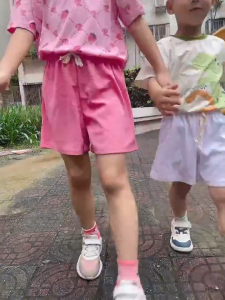 Kids Boys Girls Summer Cartoon Cotton Shorts