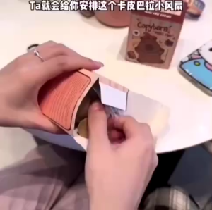 Quạt Cầm Tay Capybara Quạt Đeo Cổ Hoạt Hình Chuột Lang Nước Sạc Điện Kèm Dây Đeo Nhỏ Gọn Cho Học Sinh Đồ Chơi Trẻ Em
