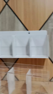 Akuarium Gantung 45 x 6 x 12 cm Akuarium Cupang 5 Kamar Bahan Akrilik 3 mm Dobel Sekat