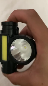 Senter Kepala super terang Senter Kepala LED Senter USB recharable