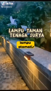 TaffLED Lampu Taman LAMPU Hias LAMPU Solar Sensor Cahaya IP44 Warm White 4 PCS