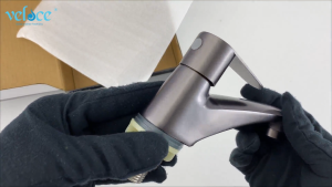 Kran Wastafel Cuci Tangan Veloce Bahan Stainless Model Engkol | 2102