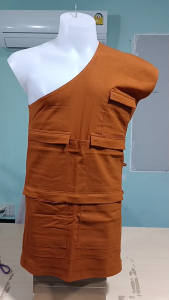 อังสะ 7 กระเป๋า ผ้าฝ้ายเมือง  หนาฟู นุ่ม ( อังสะพระ อังษะ พระ เณร เสื้อ ผ้าพระ ) โชคดีโปรดักส์ สังฆภัณฑ์