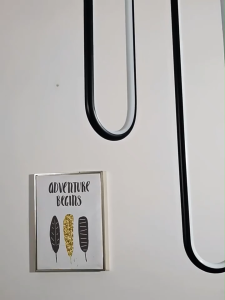 Staircase long chandelier modern living room LED lamp Nordic bedroom bedside pendant light 66