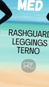 TRENDY SWIMWEAR TERNO TOP AND LEGGINGS RASHGUARD FOR WOMEN MED UP TO XL