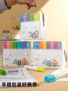 Mideer Washable Cone Head Water Pen 12/24/36/48 Color