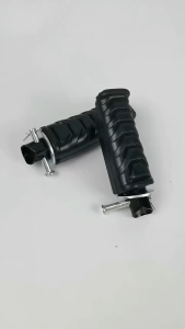 พักเท้า ยางพักเท้าหลังเวฟ สีดำ ยางหนา ป้องกันการลื่นไถลและทนต่อการสึกหรอ อายุการใช้งานยาวนานขึ้น ใช้ได้กับ Wave110/125