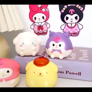 Cute Kuromi Mainan Squishy kanak-kanak Toy Sanrio Toy Kid Fidget Stress Relief Ball Mainan Murah Cinnamoroll