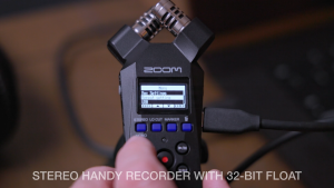 เครื่องบันทึกเสียง ZOOM H1 ESSENTIAL PORTABLE RECORDER บันทึกเสียง 32 bit samplerate 96 kHZ ประกันศูนย์ไทย 1 ปี