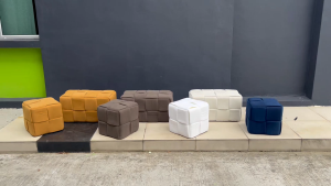 Aeris Woven Ottoman / Onda Pouf / Cubo Bench - FRM4045