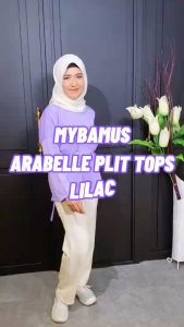 Mybamus Arabelle Plit Tops Lilac M15775 R100S1