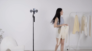 Wireless Selfie Stick Tripod Auto Face Tracking 360°rotation Holder AI Follow-Up Video VlogLive Gimbal Stabilizer Tripod