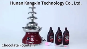 เครื่องทำช็อกโกแลตฟองดู 5 ชั้น (เชิงพาณิชย์) เครื่องทำน้ำพุช็อกโกเเลต เครื่องทำฟองดูว์ น้ำพุช็อกโกเเลต