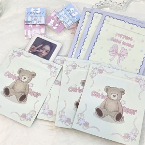 Plastik Ziplock Cute Bear Plastik Klip Penyimpanan Aksesoris Serbaguna / Plastik Souvenir PH C1151
