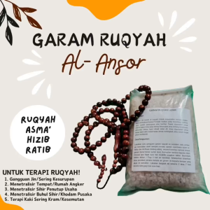 Paket Reseller Garam Kasar al-Ansor per 10 pcs kemasan plastik klip ziplock