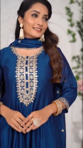 Sonali Premier Quality Womens Punjabi Suits / Womens Kurti Set Indian Tradition Womens Set - Q1919