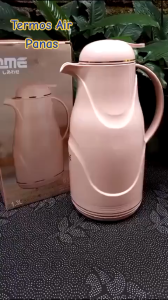 QME 1300ML TERMOS AIR PANAS BAHAN KACA LUAR PLASTIK WATER JUG 1.3 LITER BESAR