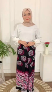 Sarung Batik Rayon/Goyor | Motif KERANG | Remaja | Serian Warna | Termurah