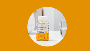Vitamin C Capsules 1000mg with Zinc Vitamin Cand Zinc 20mg Immune Support and Antioxidant Supplement for Skin Health