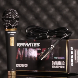 RAYHAYES Mikrofon DM-405S Mikrofon Berkabel Dinamis Profesional Untuk Karaoke Musik