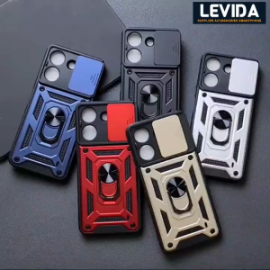 Vivo Y18 Case Robot Ringstand Slide Kamera Vivo Y18
