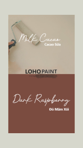 Sơn tường Loho House tone màu cà phê | Lon sơn 1kg - Sơn nước nội thất cao cấp Loho-paint với tone màu cà phê