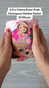 PROMO 6 PCS dan 3 PCS CELANA DALAM BOXER ANAK PEREMPUAN FAYLIN / CELANA BOXER ANAK ISI 6 PCS DAN 3 PCS BAHAN HALUS / FASHION ANAK PEREMPUAN / PAKAIAN DALAM KARTUN / CELANA DALAM MOTIF FROZEN MOTIF KUDA PONY MOTIF RANDOM / BISA BAYAR DI TEMPAT