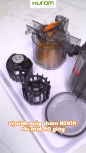 Máy Ép Chậm Hurom H310 màu Tím - nhập khẩu Hàn Quốc - Hàng chính hãng