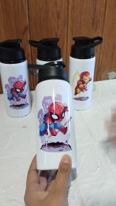 Superhero Personalized Name 20 oz Aluminum Bottle Tumbler Giveaway Gift Idea School Tumbler