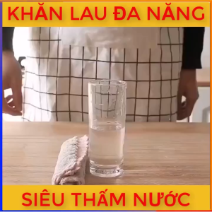 Khăn Lau Bếp 2 Mặt Đa Năng Dày Dặn Siêu Thấm - Lau Bát Đĩa Bàn Ghế