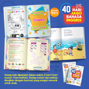 Buku Genius 40 Hari Jago Bahasa Inggris English For Kids little star 15 menit pintar belajar bahasa inggris anak sd tk untuk pemula