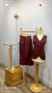 Setelan Blazer dan Rok Aleeya Elastis Polos untuk Ibu [Pakaian Rendah Pinggang] - Bisa COD