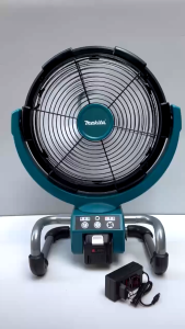 Quạt cắm sạc hoặc chạy Pin POWEX21v chân pin phổ thông 3 cấp gió 3 cấp chỉnh giờ động cơ mạnh mẽ chắc chắn