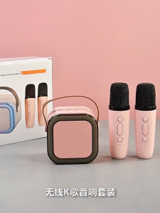 จัดส่ง 24 ชม ลำโพงบลูทูธ Blutooth Speaker K12 ไมโครโฟนคู่ แบบพกพา ลำโพงร้องคาราโอเกะ USB TF AUX ลำโพงบลูทูธแบบพกพา