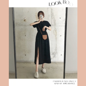 LHSunshine แบบใหม่แบบสับ เดรสคอกลม สีสวยคุมโทน แมทช์กับชุดไหนก็รอด ลองเลย