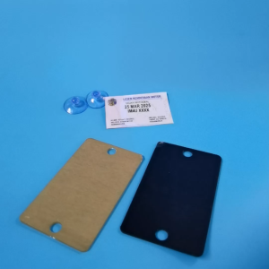 Nissan Mazda Mitsubishi Roadtax Holder RoadTax 2024 2Layer Acrylic Suction Cups Carbon Screw Suction