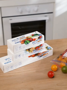 [Loveme 258]Cling Bag Vegetable Fruit Refrigerator Storage Bag Food Classification Seal Refrigerator Food Seal Bag保鲜袋