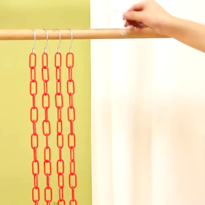 Clothing Link Hook Stainless Steel Metal Chain Hanging Chain Props Display Rack Clothes Rack Chain Clothes Hook