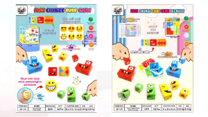 Mainan Anak Face Change Rubik Cube Puzzle Game Fun Game Family Game AR119